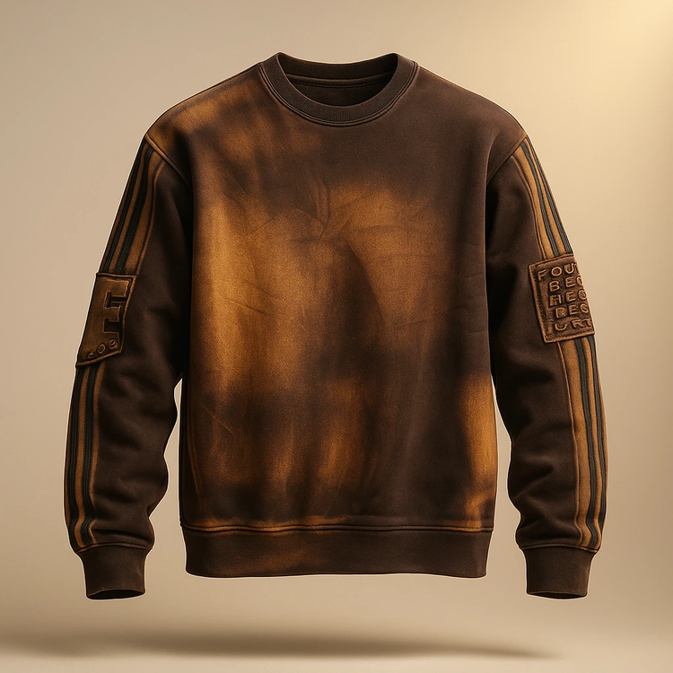 دورس سه نخ داخل کرک کاستوم شده موکا قهوه ای خاص کد M856