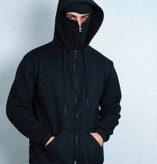 هودی نینجایی مشکی | پارچه دورس گرم بالا