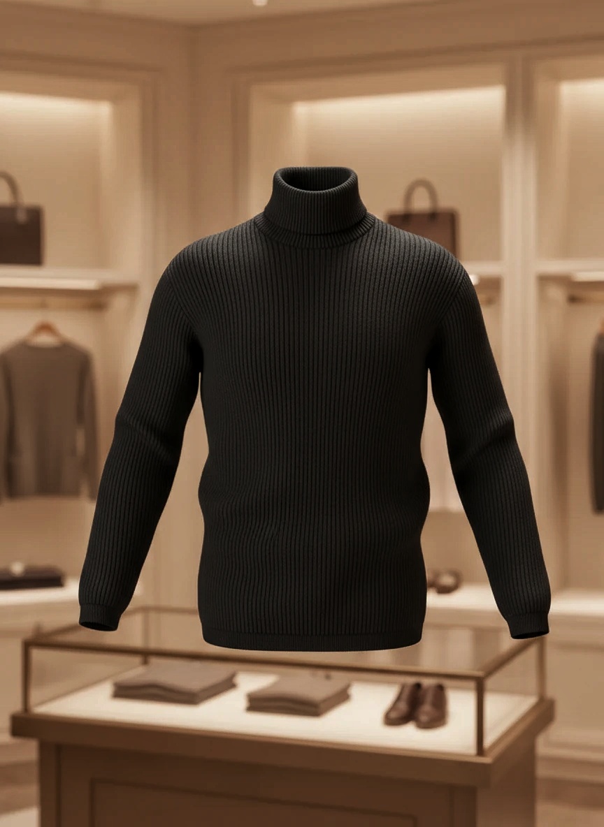 پلیور بافت یقه اسکی بافت درشت در ۴ رنگ  | فری سایز مناسب سایزهای L تا 2XL