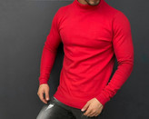 پلیور یقه اسکی قرمز مردانه فری سایز | خاص یلدای ۱۴۰۴ 😍❣️