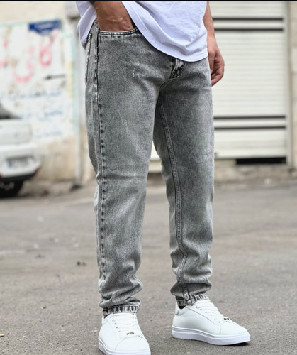 شلوار مام فیت طوسی سنگشور پارچه کجراه پنبه اعلا کد ۶۴۹ | اورجینال دیلم