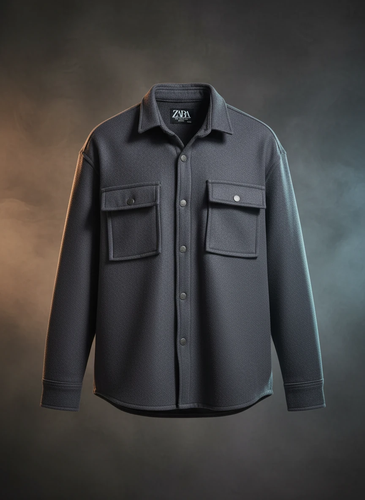 کت فوتر سرمه ای سیر مردانه پارچه کشمیر با طرح خاص و شیک - ضخیم پارچه کشمیر | کالکشن اولد مانی اورجینال دیلم