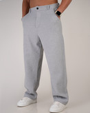 شلوار پارچه فوتر نیم بگ رنگ طوسی * اورجینال دیلم