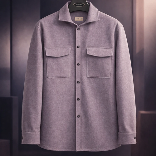 کت فوتر کوبیده سنگین وزن رنگ یاسی | قواره باکسی