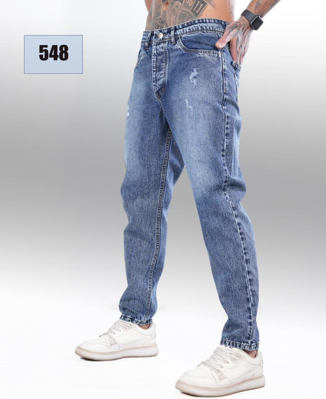 شلوار بوی فرند آبی خاص سنگشور مردانه کد 458