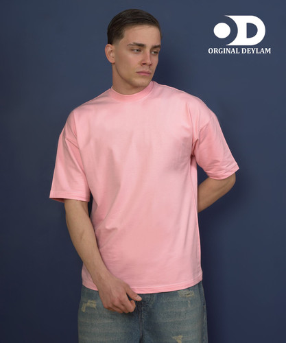 تیشرت لش صورتی بیسیک پارچه ماکان درجه یک دونخ | گرماژ بالا تضمین کیفیت