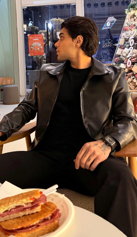 جکت چرم مشکی مات مدل باکسی لش | فوقالعاده شیک و با کیفیت ترند 2026