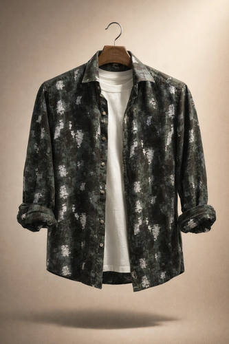 پیراهن کنف لینن صددرصد نخ کرم استخونی طرح هنری فوق العاده خنک و جذاب کد P11