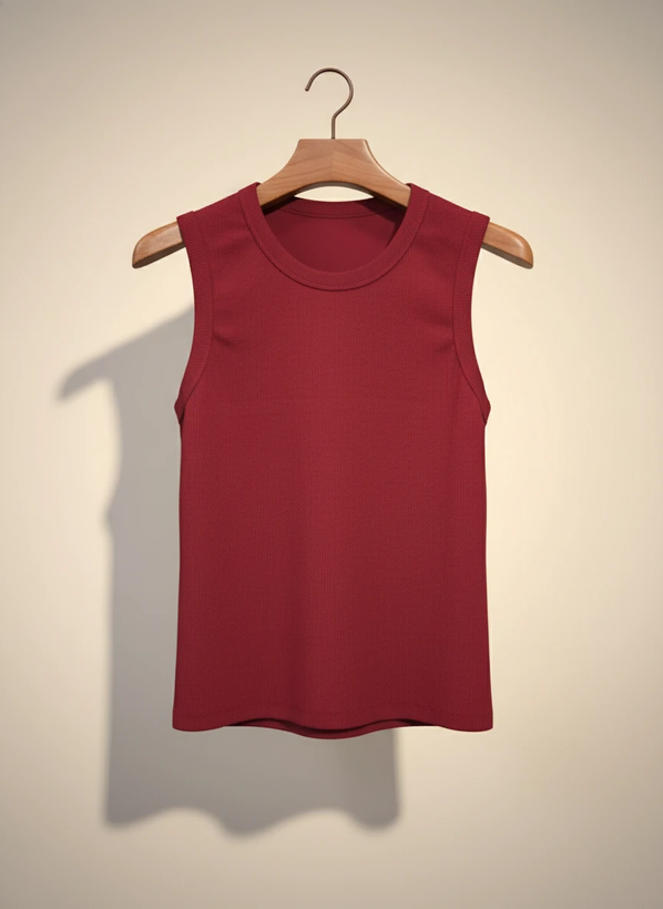 تنگ تاپ زرشکی فری سایز گرماژ بالا کیفیت عالی | مناسب سایز L و XL