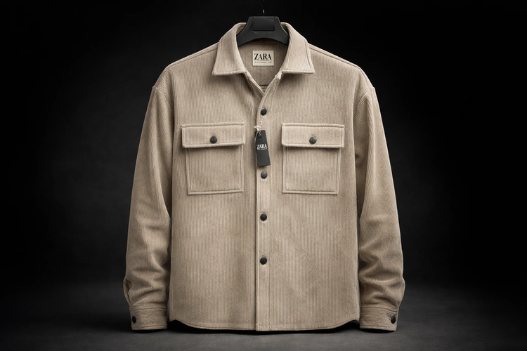 کت فوتر کبریتی مردانه کرم خاص گرماژ بالا فوقالعاده شیک استایل باکسی