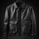 جکت چرم مشکی مات مدل باکسی لش | فوقالعاده شیک و با کیفیت ترند 2026