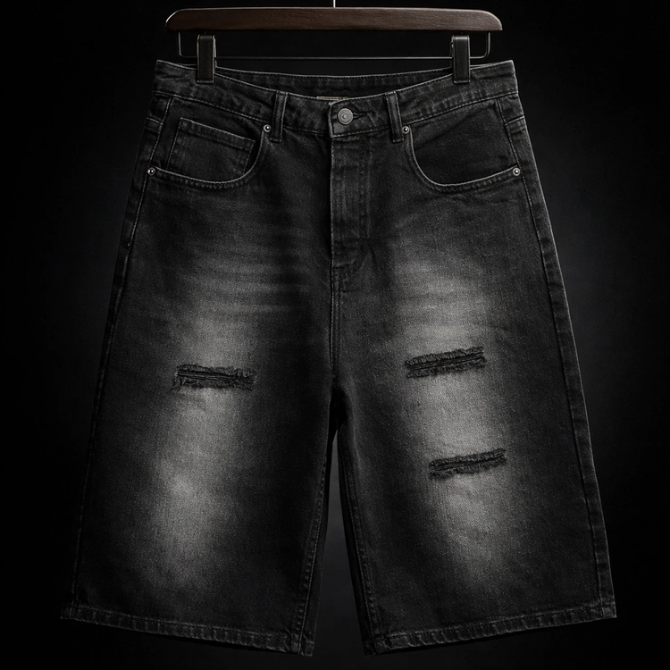 شلوارک جورس بگ ذغالی مردانه با زاپ کاستوم فوقالعاده خفن 2026