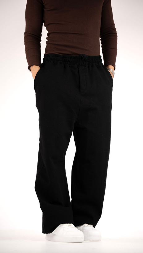 شلوار جاگر فول بگ مشکی فوقالعاده شیک ترند 2026