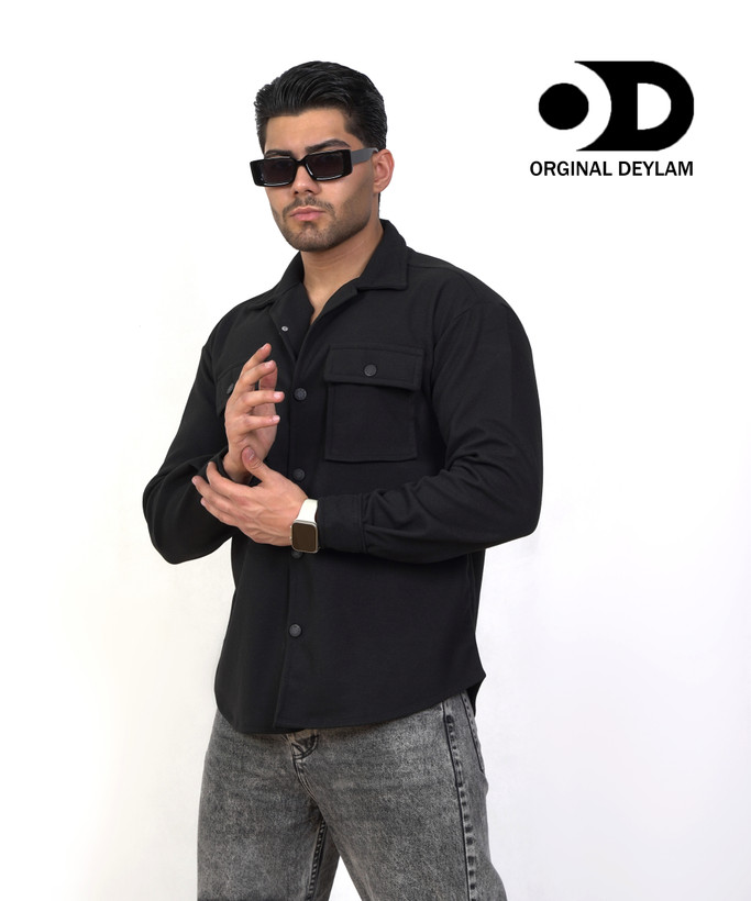 کت فوتر مشکی مردانه گرم بالا جنس عالی کد2