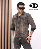 کت جین تینت نفتی گازوییلی کد ۲ فوق العاده شیک 2026 * استایل لانگ * پارچه گرم بالا سنگین قواره استاندارد