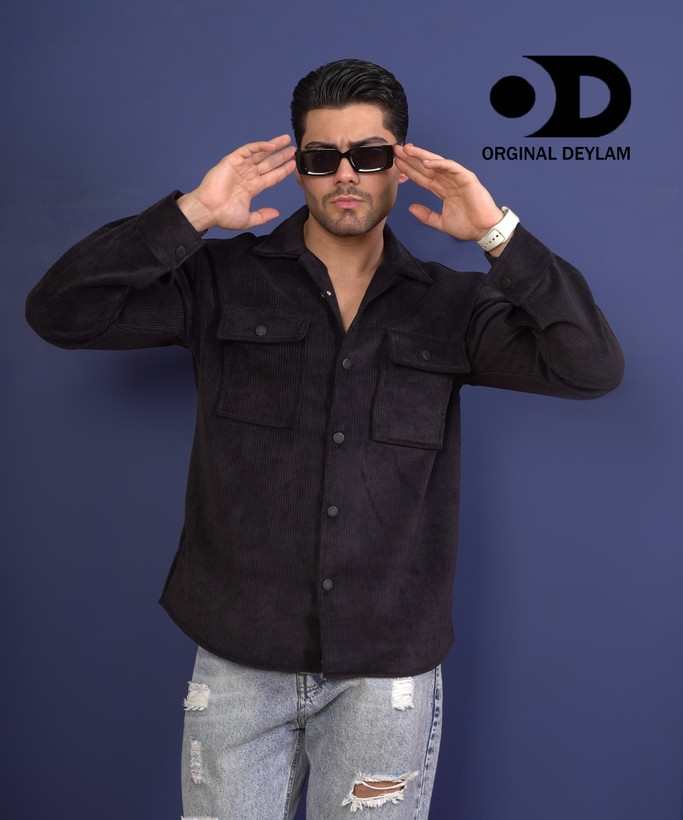 جکت فوتر کبریتی مردانه مشکی خاص گرماژ بالا فوقالعاده شیک استایل باکسی