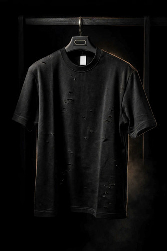 تیشرت زاپدار لش مشکی با کیفیت و تنخور استثنایی