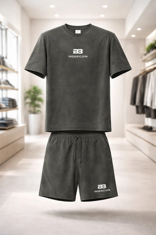 ست تیشرت و شلوارک سنگشورپارچه دورس درجه یک