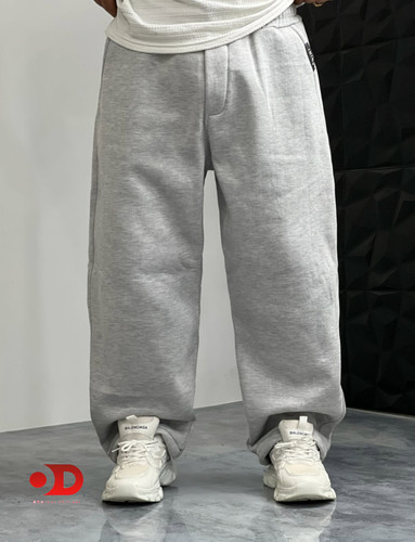 جاگر بگ پارچه دورس ضخیم طوسی روشن ملانژ قد ۱۱۰ سانت | کپ خفن 2026