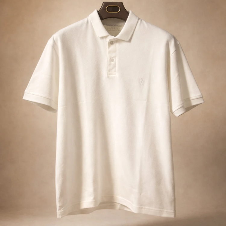 پولوشرت سفید جودون مردانه کیفیت بالا سایز بزرگ