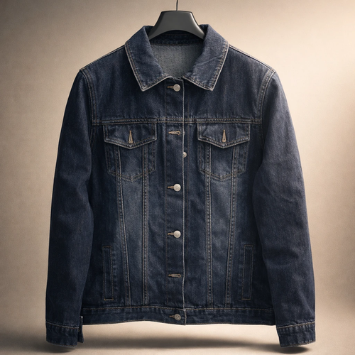 کت جین سبز سرمه ای خاص مردانه | کپ لش باکسی اولد مانی | کیفیت عالی