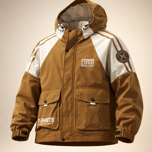 سویشرت بهاره کرم قهوه ای مردانه | استایل اسپرت وایب استریت کد FZ/T81008