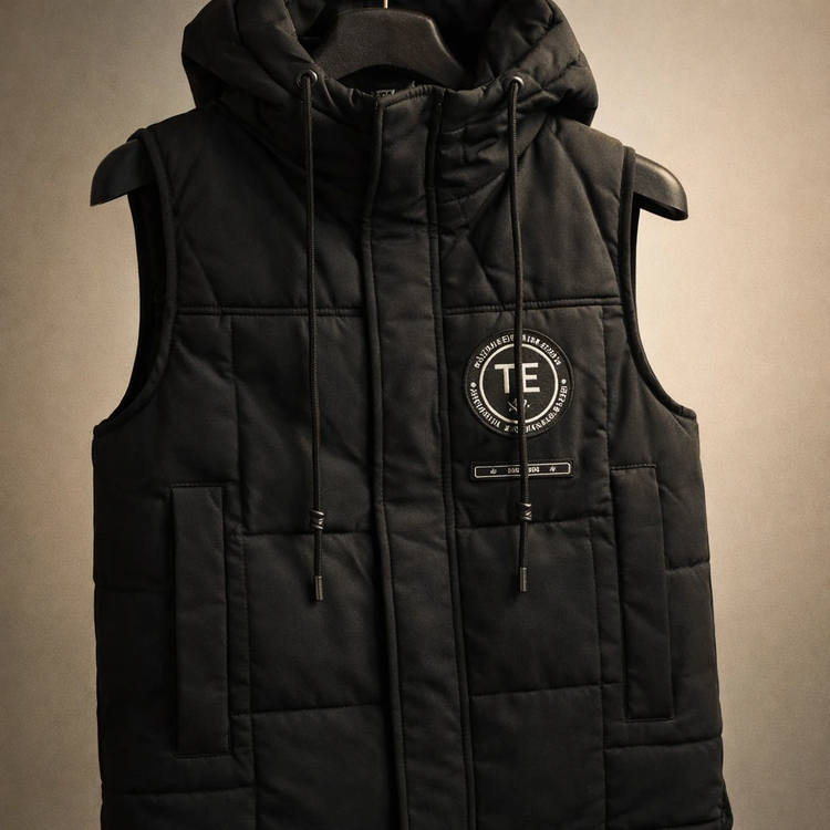 محصول لوکس|ژیله پافر برزنتی مردانه رنگ مشکی خاص + کیفیت استثنایی