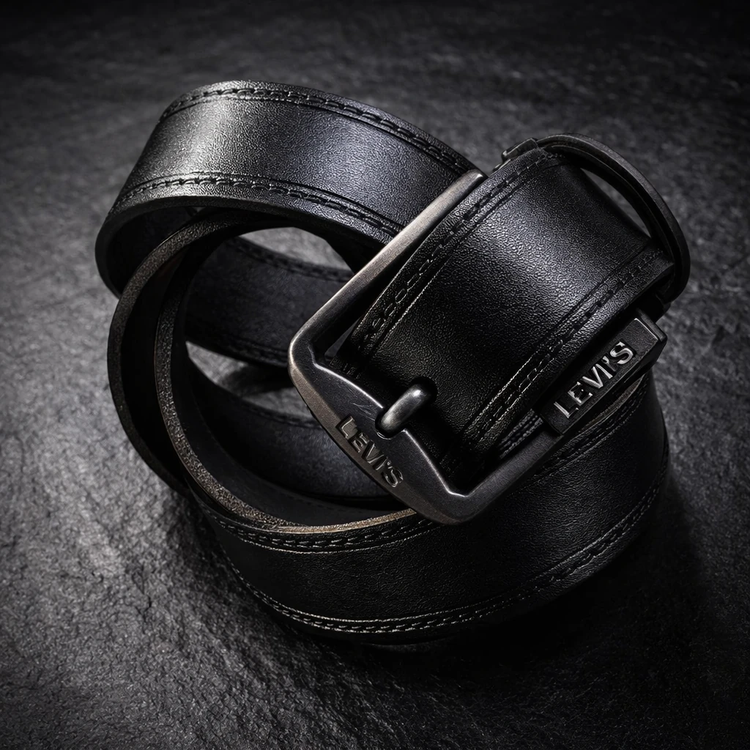 کمربند مشکی زبونه دار اسپرت کیفیت بالا کد k33