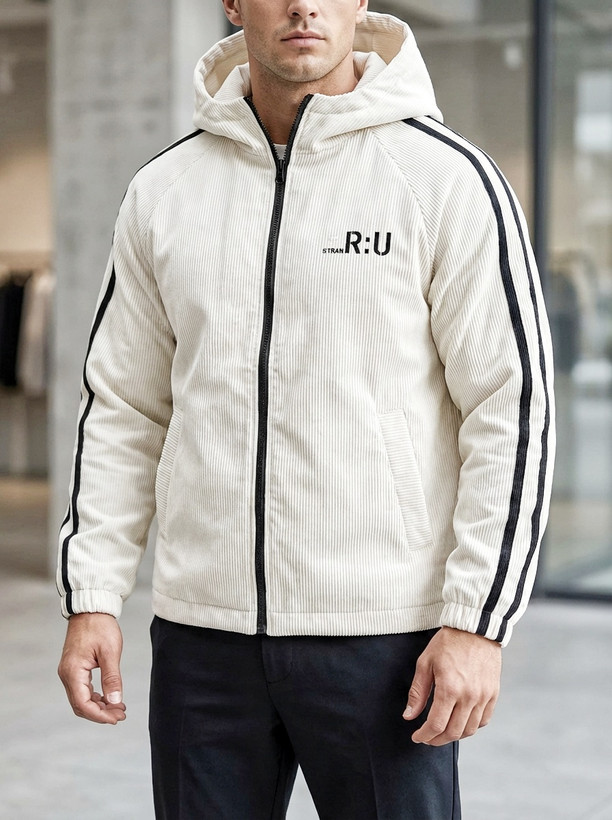 سویشرت کبریتی سفید بهاره مردانه | استایل اولد مانی شیک کد ۴