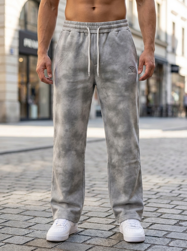 شلوار واید لگ (Wide Leg) طوسی ابر و بادی | جنس فوقالعاده با کیفیت | کد 709-18