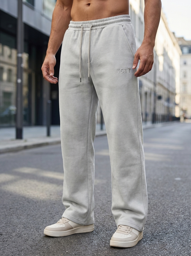 شلوار اسلش نیم بگ رنگ خاص طوسی | کد 9960