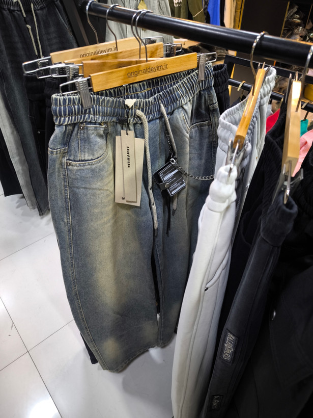 شلوار جین بالونی بگ مستر کوالیتی رنگ خاص کد 9035