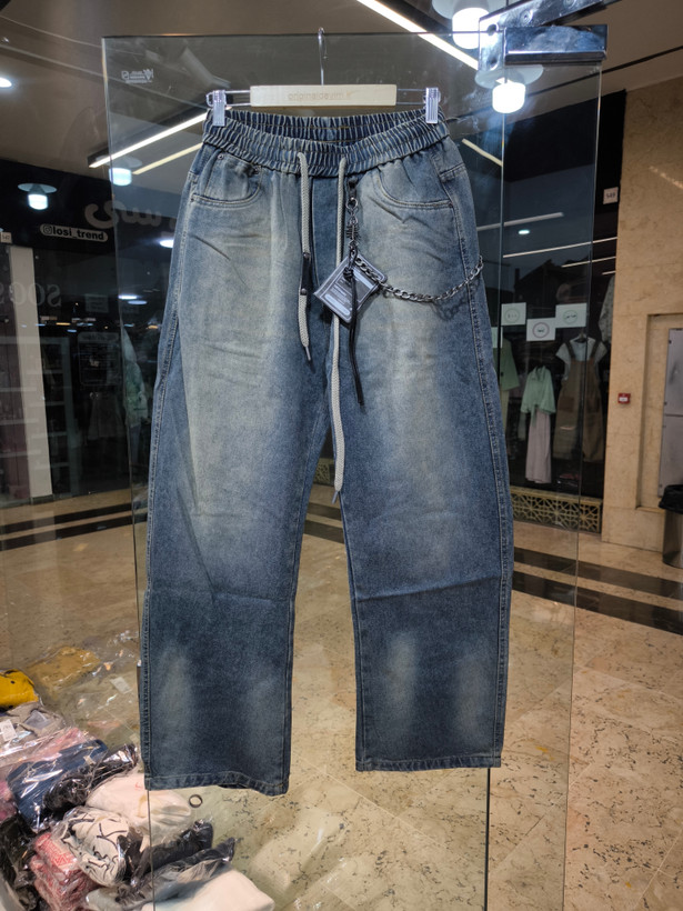 شلوار جین بالونی بگ مستر کوالیتی رنگ خاص کد 9035