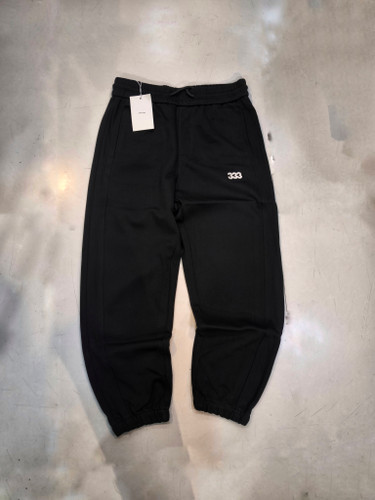 شلوار جاگر مردانه مشکی دمپا گتر نیم بگ عدد 333 * فوقالعاده شیک و با کیفیت L001