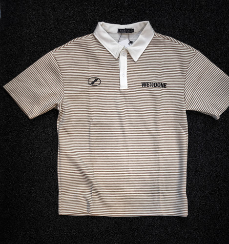 تیشرت رینگری یقه دار باکسی لش مستر کوالیتی خردلی | اورجینال دیلم