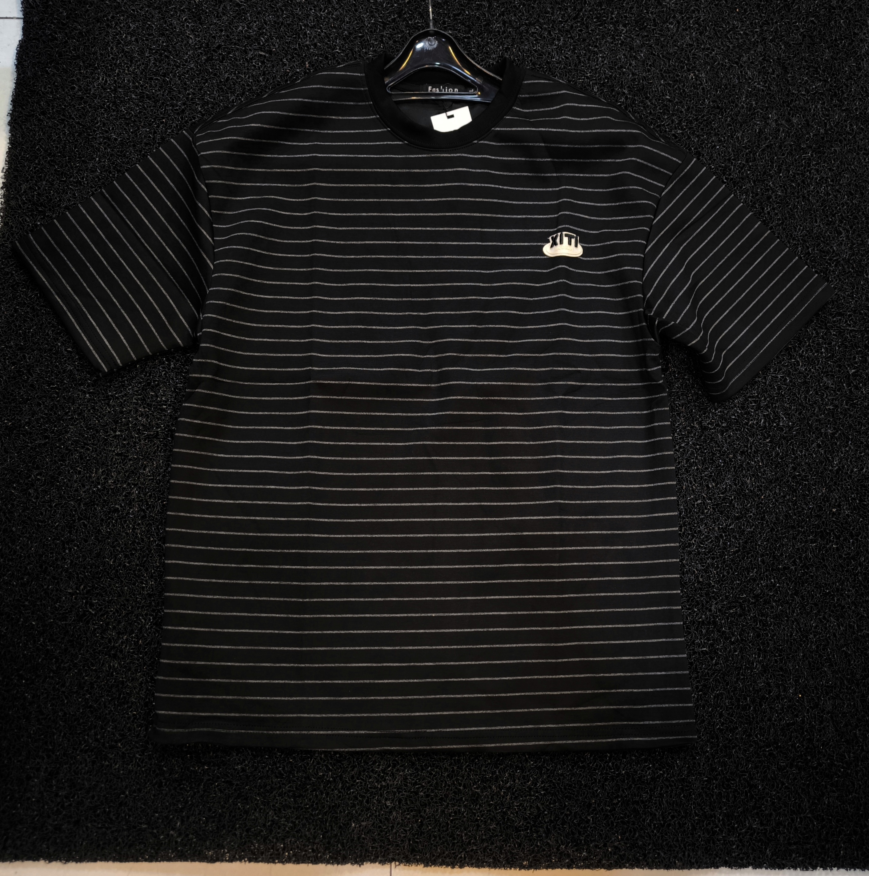 تیشرت رینگری مشکی باکسی لش مستر کوالیتی کیفیت فوق استثنای | اورجینال دیلم