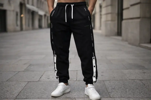 شلوار جاگر مشکی دمپا گتر با کپ نیم بگ * فوقالعاده شیک و با کیفیت