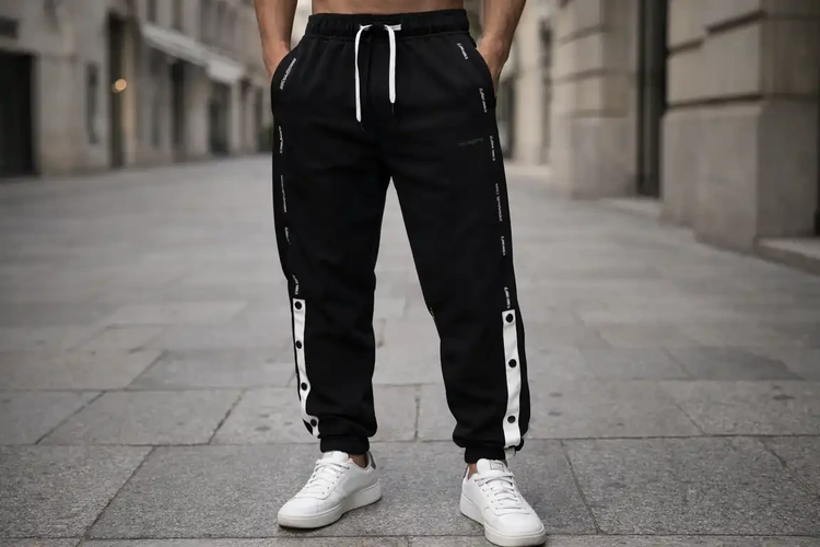 شلوار جاگر مشکی دمپا گتر با کپ نیم بگ * فوقالعاده شیک و با کیفیت