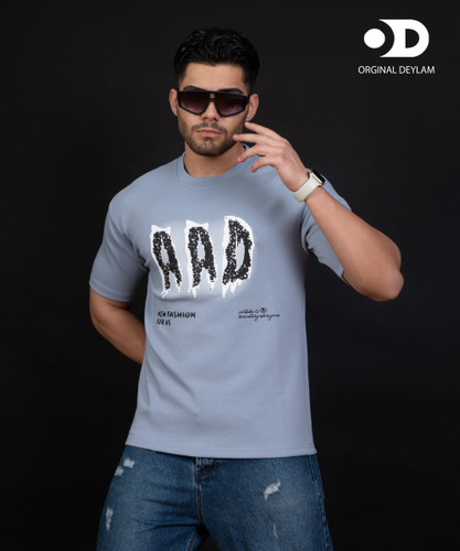 تیشرت آبی مازراتی باکسی لش مستر کوالیتی کیفیت فوق استثنایی | اورجینال دیلم