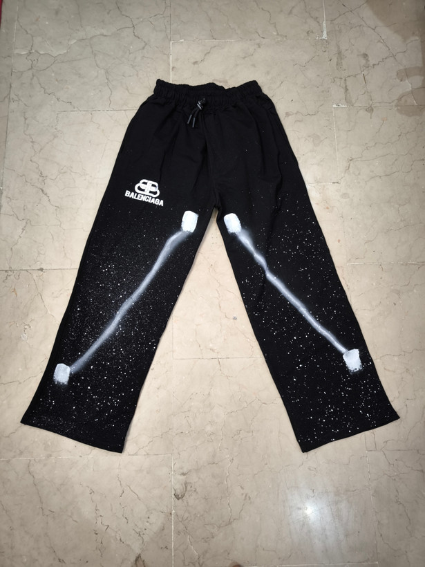 شلوار جاگر بگ بلن پارچه گلکسی پنبه کیفیت پرمیوم | قد ۱۱۰ سانت کد BB385