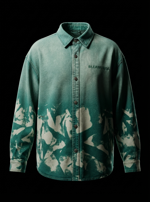 کت جین لش رنگ سبز خاص پارچه کجراه اعلا گرماژ بالا