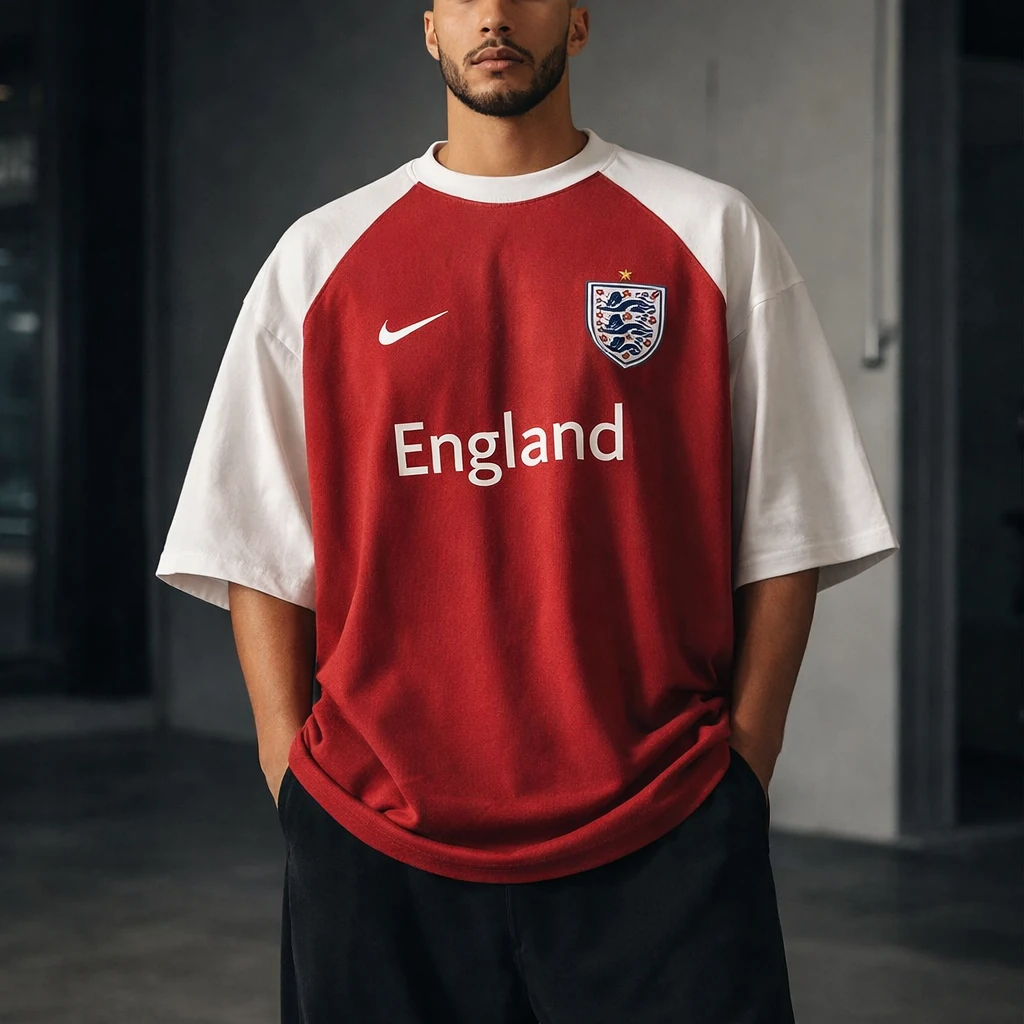 کیت فوتبالی انگلیس کیفیت لوکس * پارچه دورس دو نخ پنبه گرم بالا