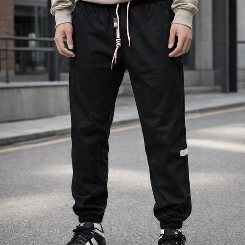 شلوار جاگر دمپاگتر مشکی کد 5016 با کپ نیم بگ * فوقالعاده شیک و با کیفیت بالا