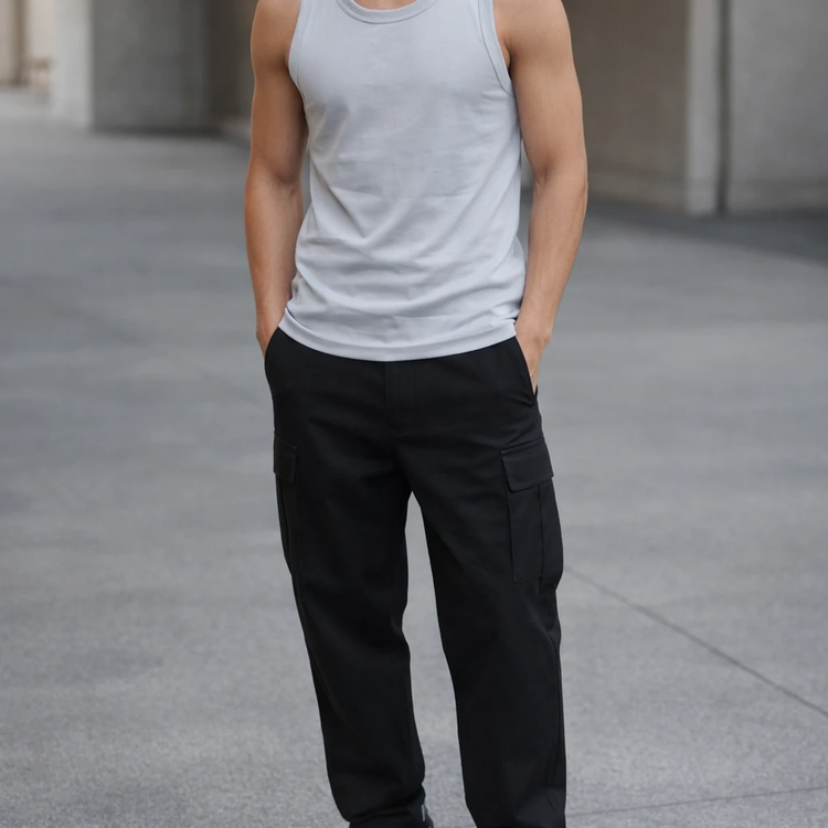 تنک تاپ طوسی کبریتی فووول کش فری سایز