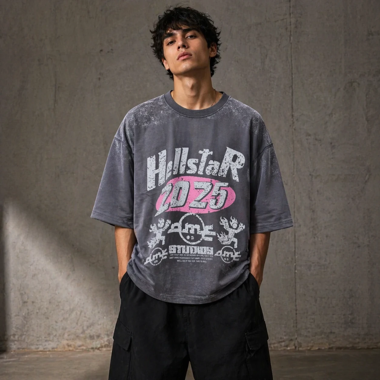 نهایت کیفیت * تیشرت سنگشور طوسی پارچه ماکان پنبه