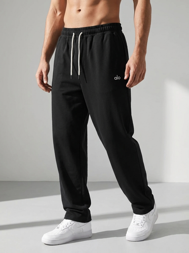 اسلش Baggy Jogger جاگر بگ مشکی مدل «الو» استوپر دار 😍 پارچه گلکسی پنبه کیفیت پرمیوم | قد ۱۰۷ سانت