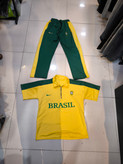 ست هواداری تیشرت شلوار کشور برزیل🇧🇷 پارچه اسپان پنبه فری سایز مناسب XL و 2XL