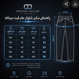 شلوار مام فیت مردانه پارچه A+ رنگ مشکی