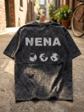 تیشرت لش سنگشور مدل NENA / رنگ ذغالی