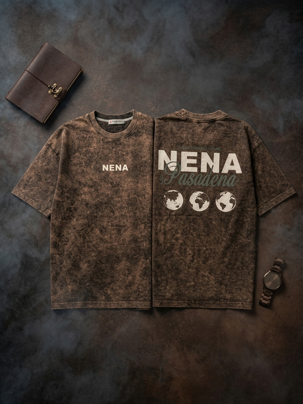 تیشرت لش سنگشور مدل NENA / رنگ قهوهای دودی